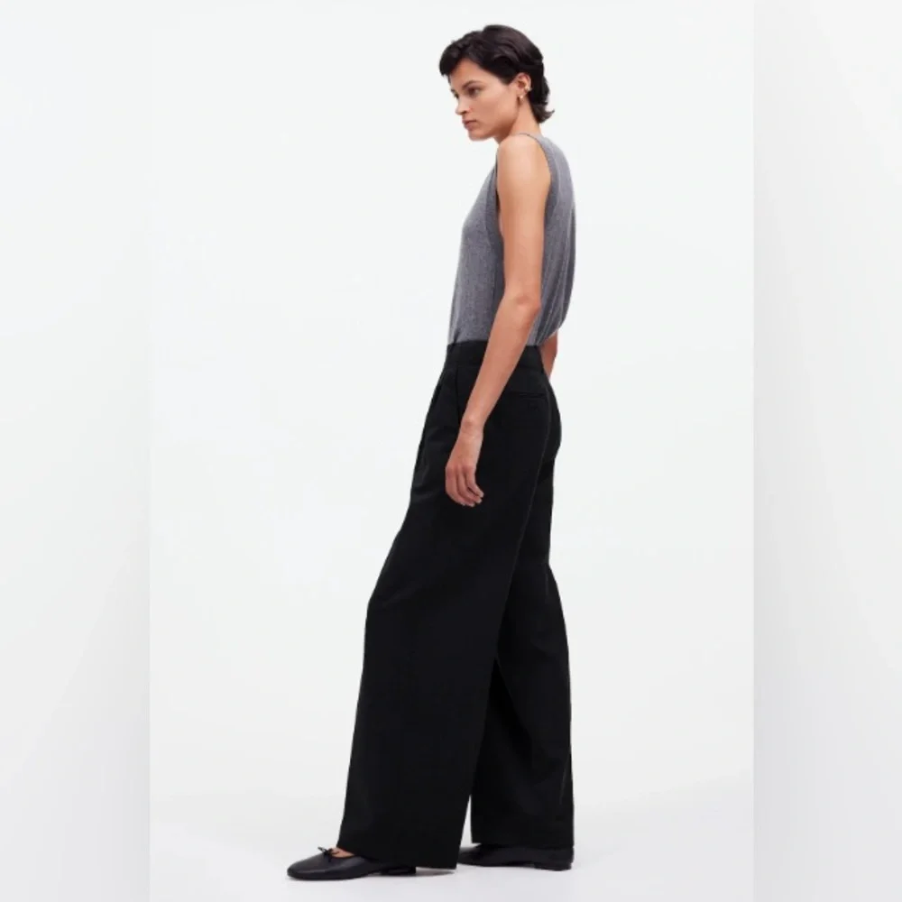Madewell The Petite Harlow Wide Leg Pant - Picture 3 of 11